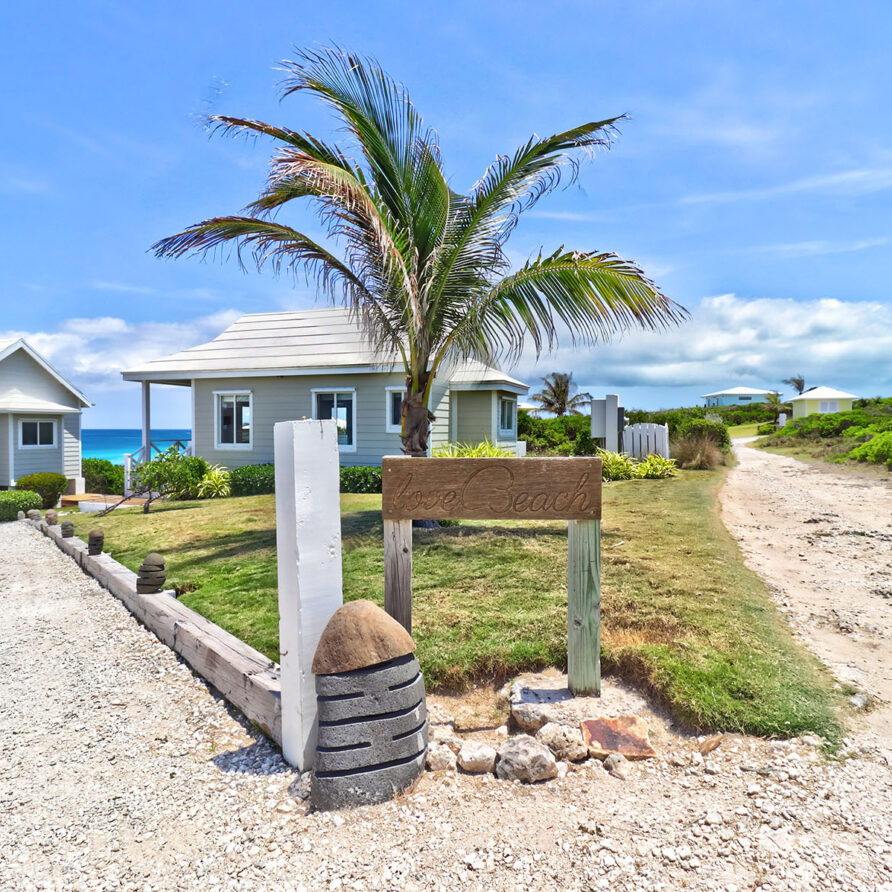 Love Beach - Nameplate